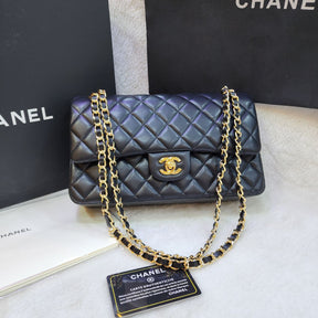 Sac CH@NEL Timeless/Classique en Cuir Noir - 102017
