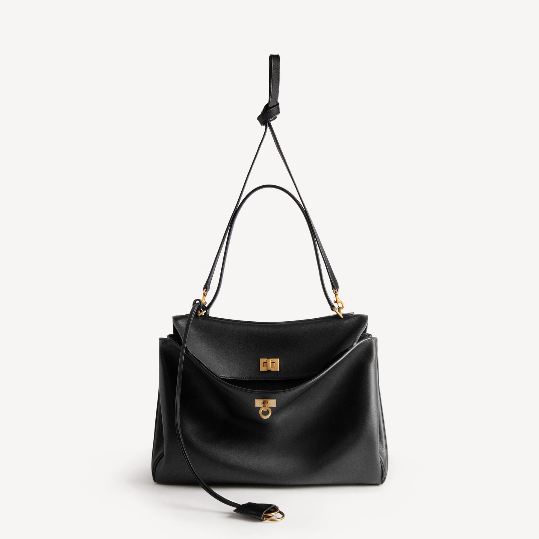 Bâlencïagâ Sac À Main Rodeo Moyen pour Femme en Noir