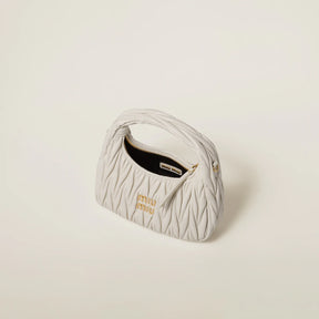 MIÛ MIÜ Sac hobo Wander nappa matelassé