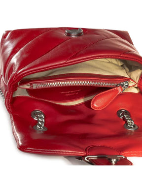 PÏNKÔ Sac matelassé Love Mini Rouge