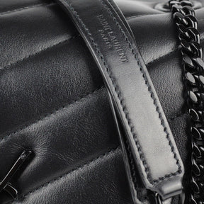 SAINT LAURENT Loulou de taille moyenne en cuir matelassé