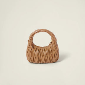 MIÛ MIÜ Sac hobo Wander nappa matelassé