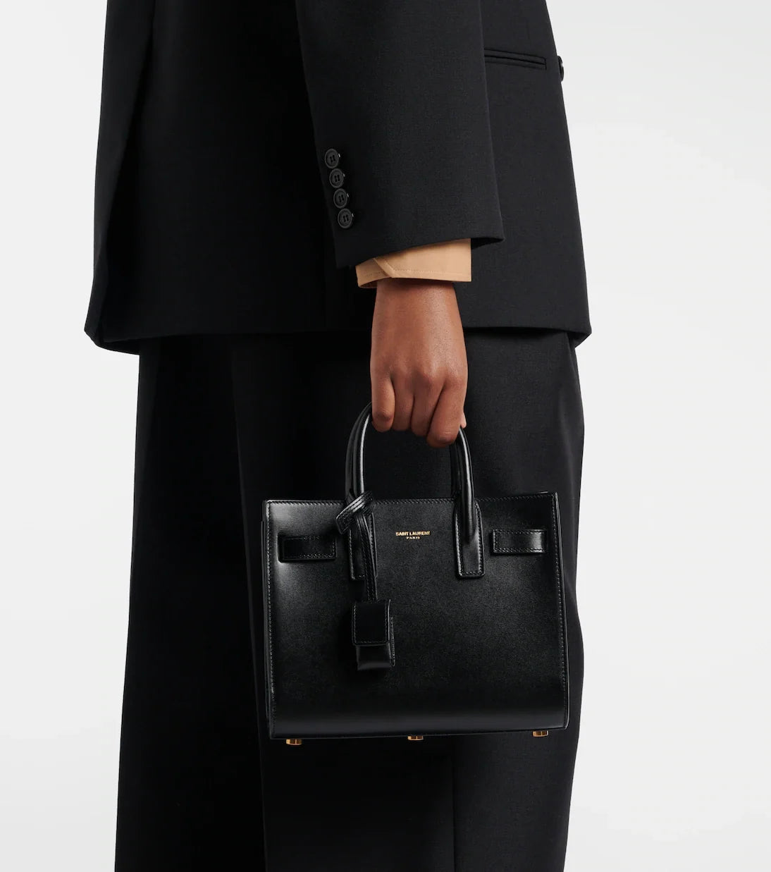 Sac à main Saint Laurent Sac De Jour Nano en cuir