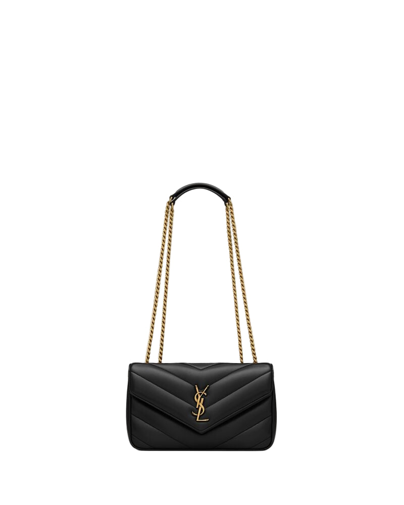 YSL LOULOU SMALL  MATELASSÉ
NOIR