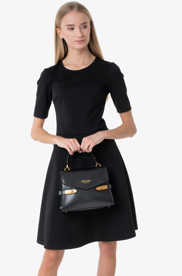 Sac à main Zadie à rabat et poignée supérieure HWVB84 15200 Noir