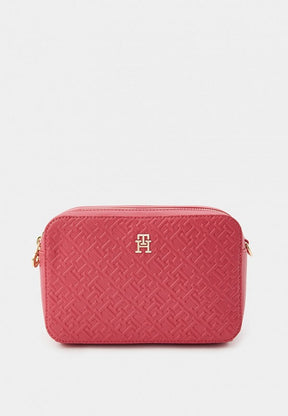 Sac bandoulière à monogramme TH embossé