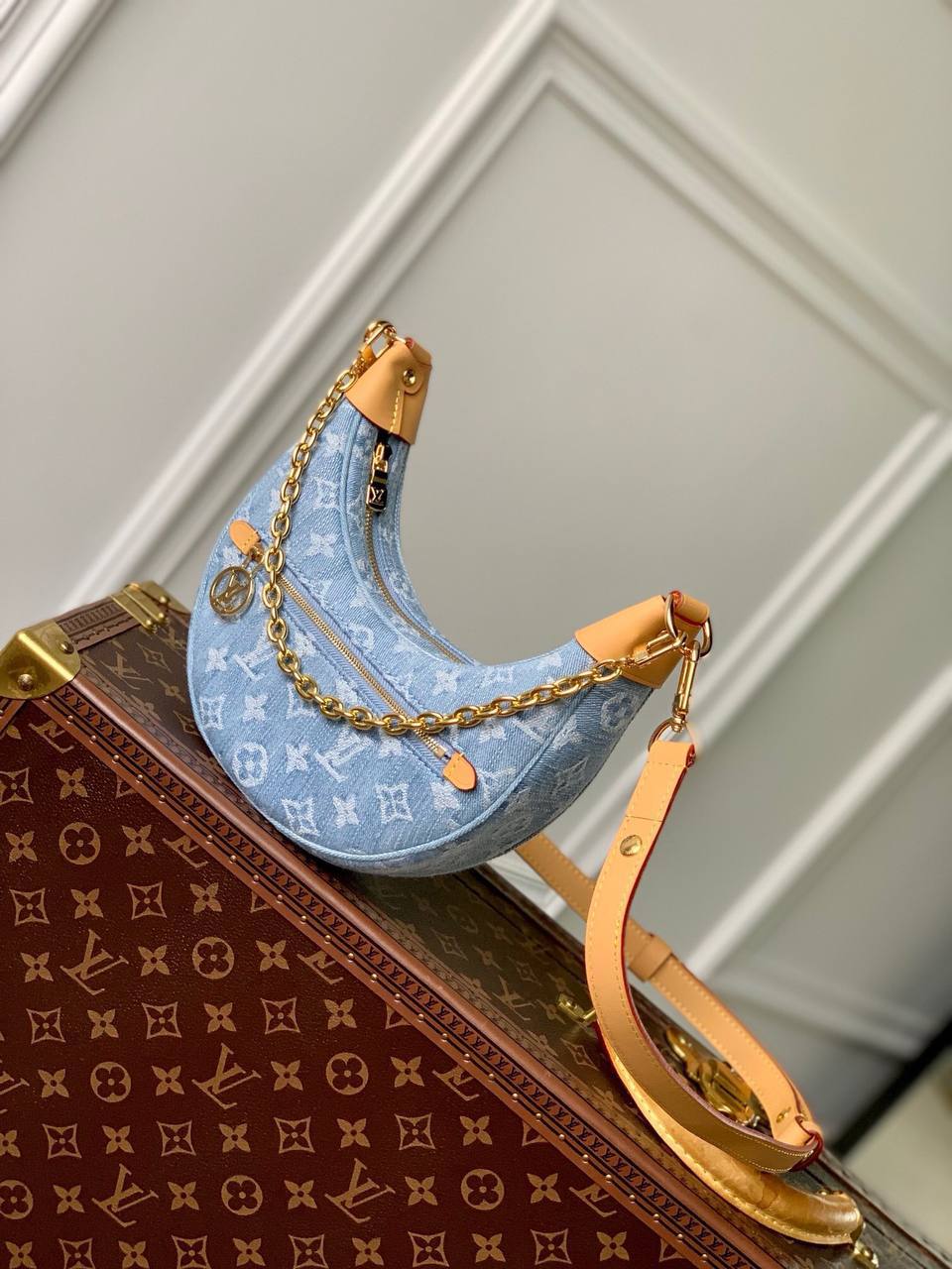 LV Sac Loop en cuir