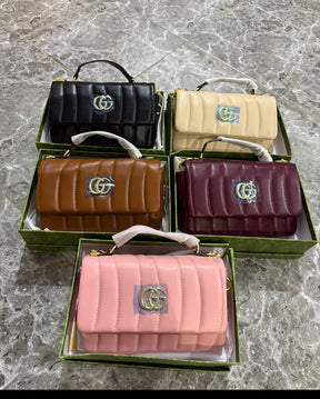 Gucci Petit sac à main GG Milano - Bordeaux