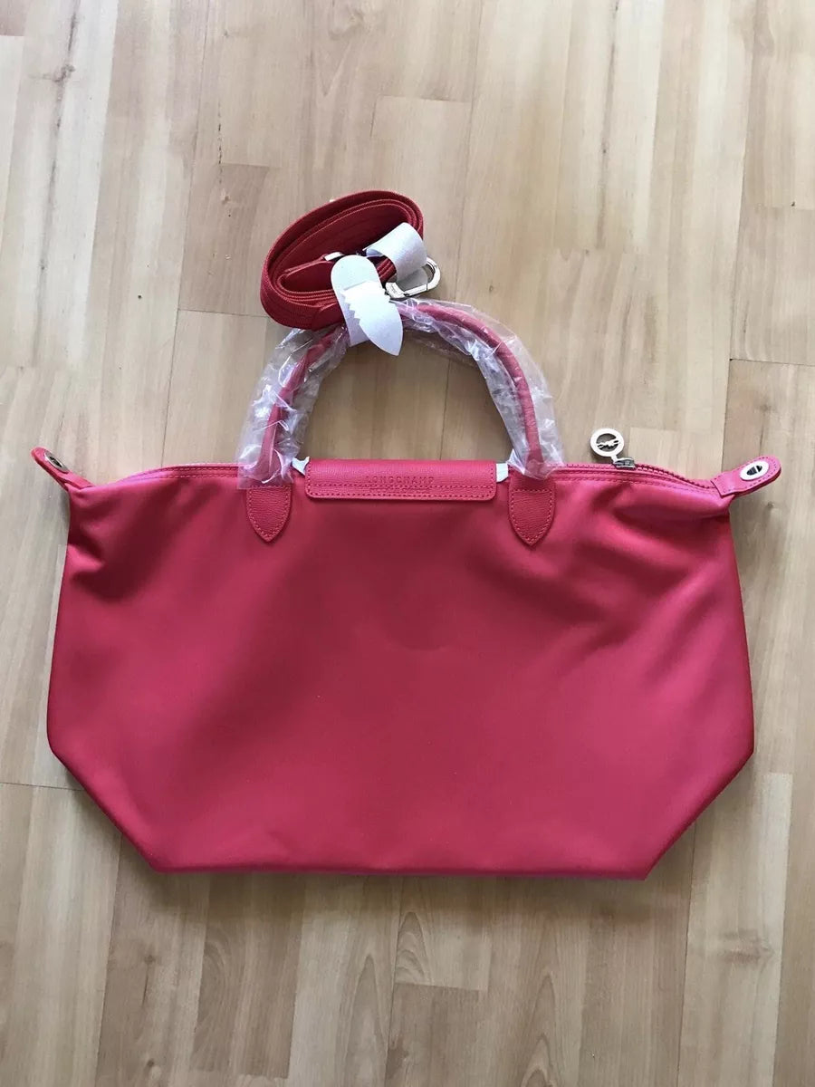 Sac cabas convertible Longch@mp Le Pliage Neo Medium - Rouge