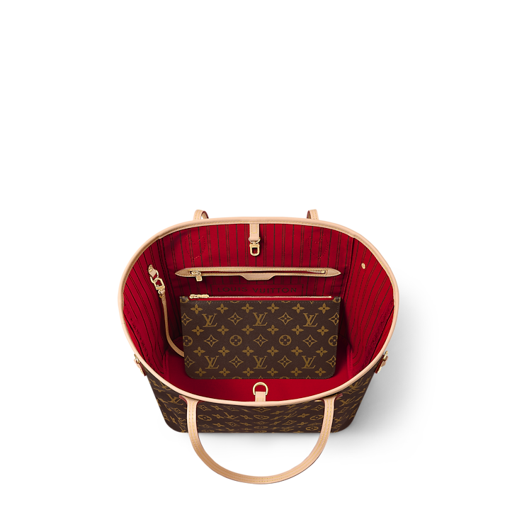 LV Cabas Neverfull 
Marron