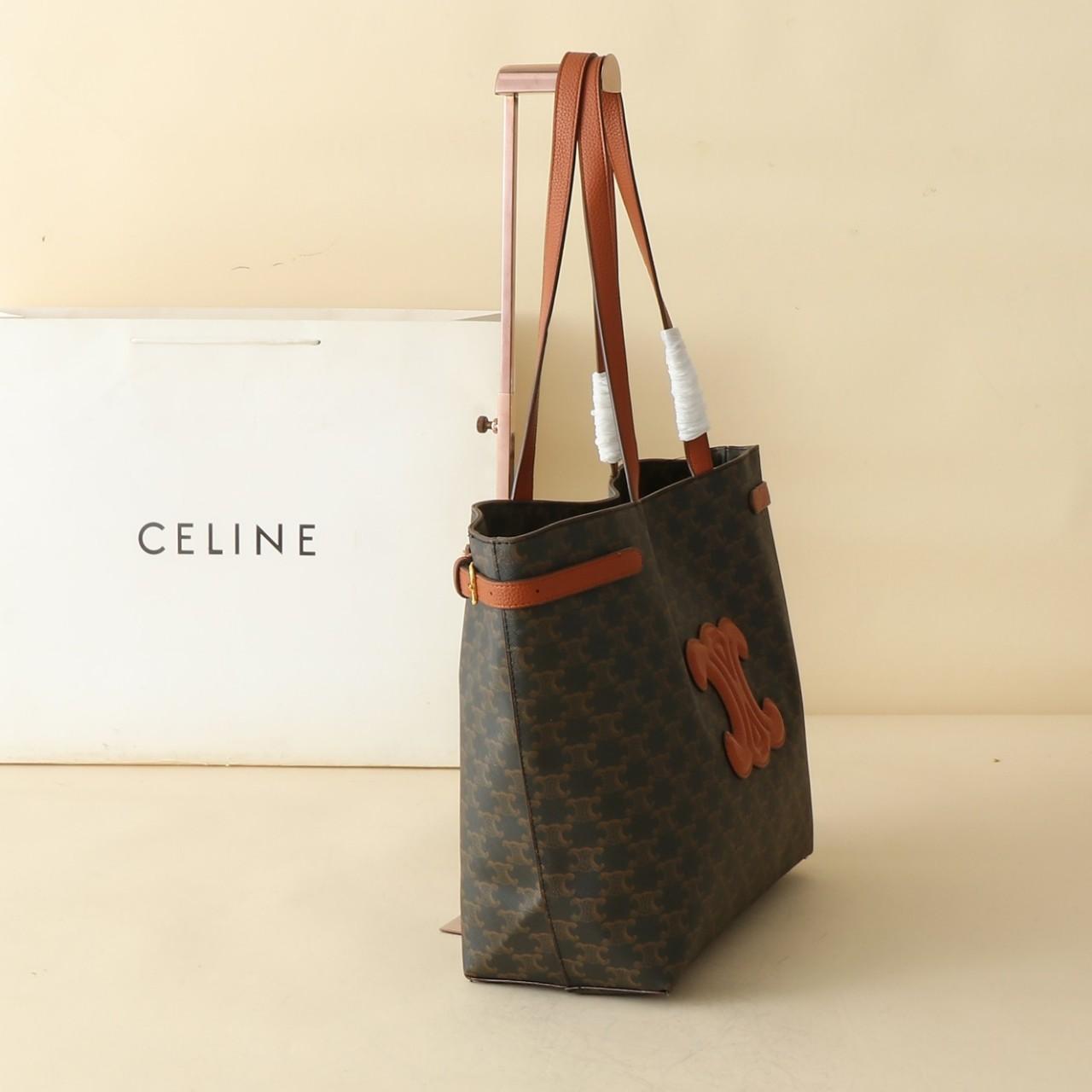 CÉLÏNÊ CABAS ANAÏS MOYEN MODELE TRIOMPHE veau grainé