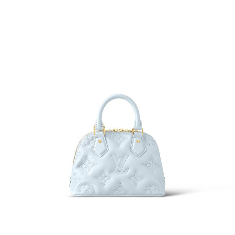 LV Alma BB Matelassé Bleu Glacier