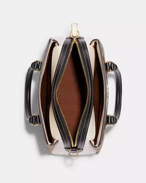 Co@ch Mini Cabas Darcie En Toile Exclusive Color Block